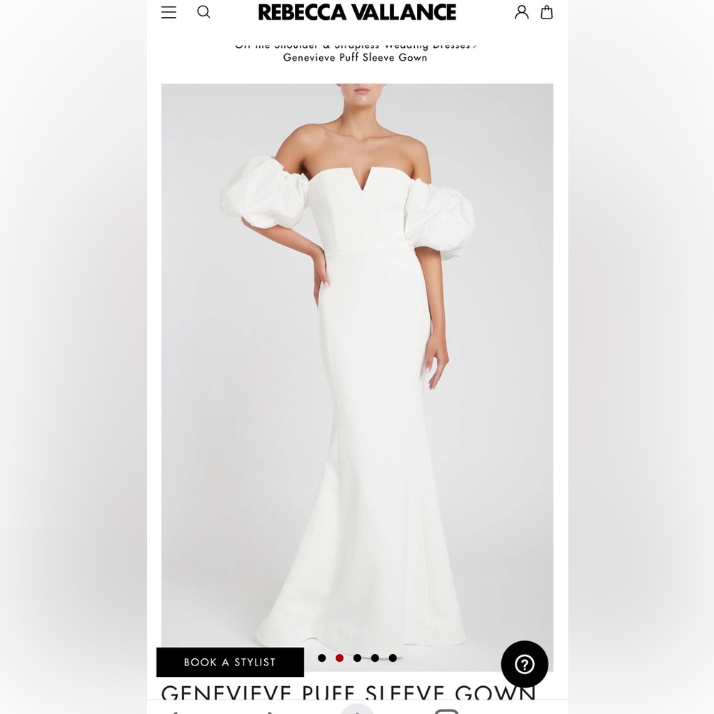 GENEVIEVE PUFF SLEEVE GOWN